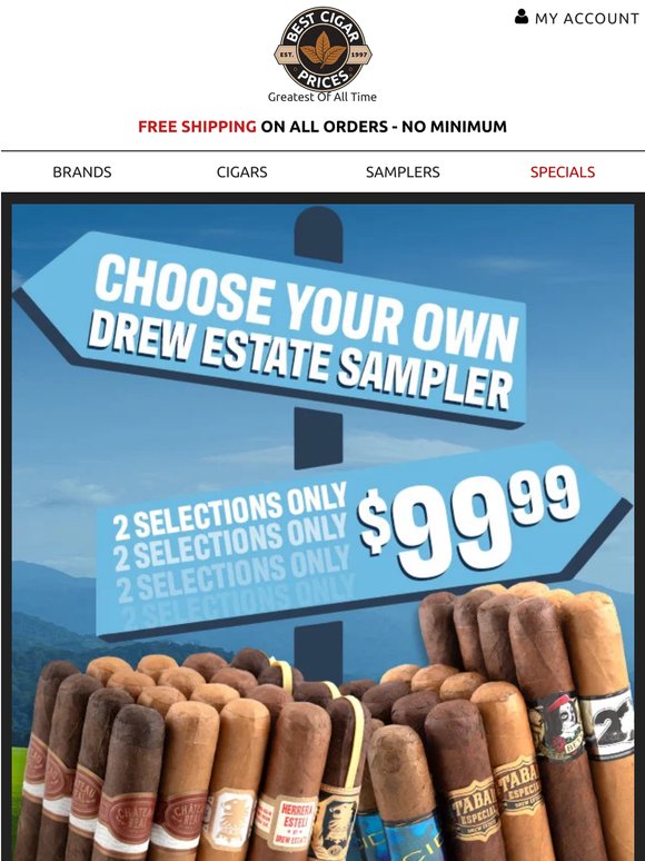 Choose your Drew Sampler 👉