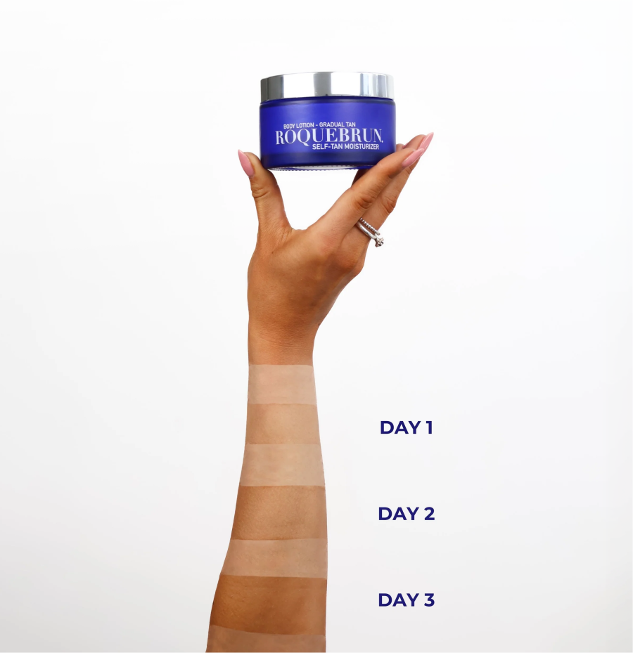Enriched with skincare ingredients that hydrate, soften and support smooth-looking skin while your tan gradually develops.