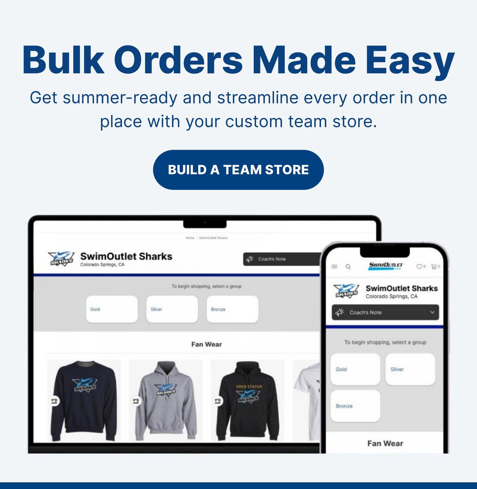 Sign up for a Team Store