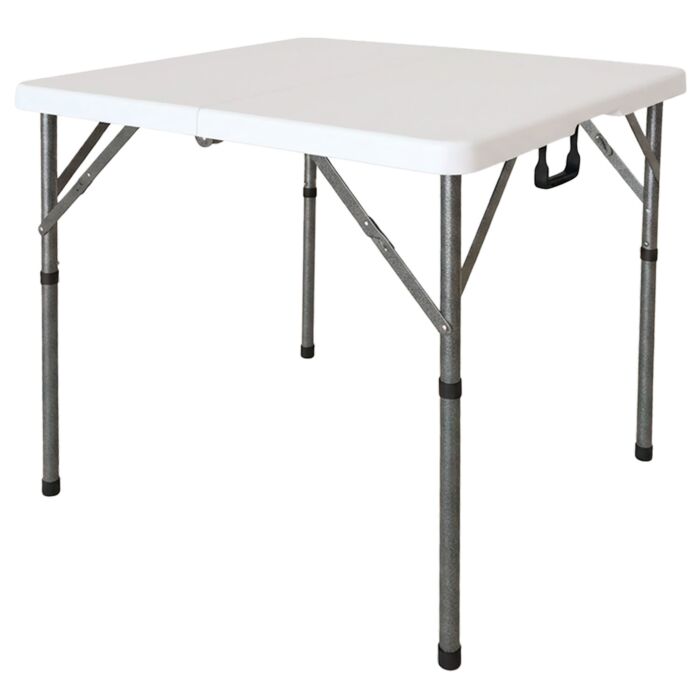 Kunststofftisch, klappbar, 86 x 86 cm , weiss
