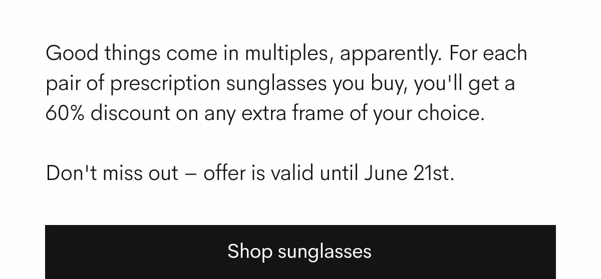 Shop sunglasses