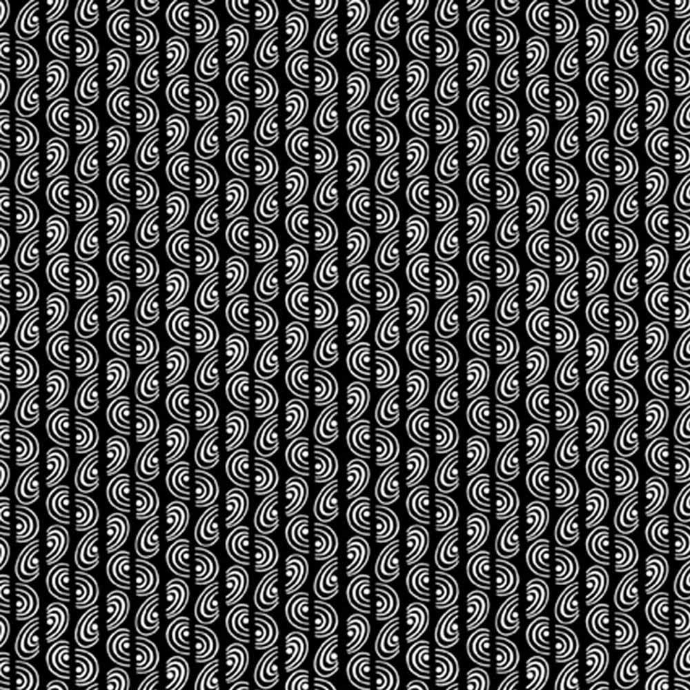 Image of P&B Textiles - Salt & Pepper II - Spiral Stripe - Black - Yardage