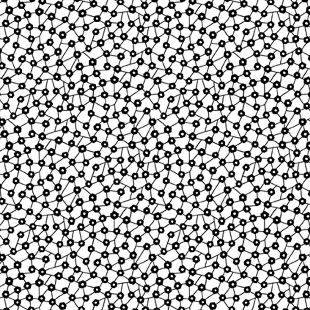 Image of P&B Textiles - Salt & Pepper II - Connect the Dot - White - Yardage