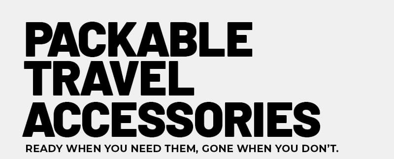 Packable Travel Accessories