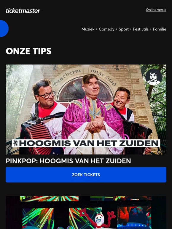 Nothing But Thieves, The Script, Disney On Ice en meer
