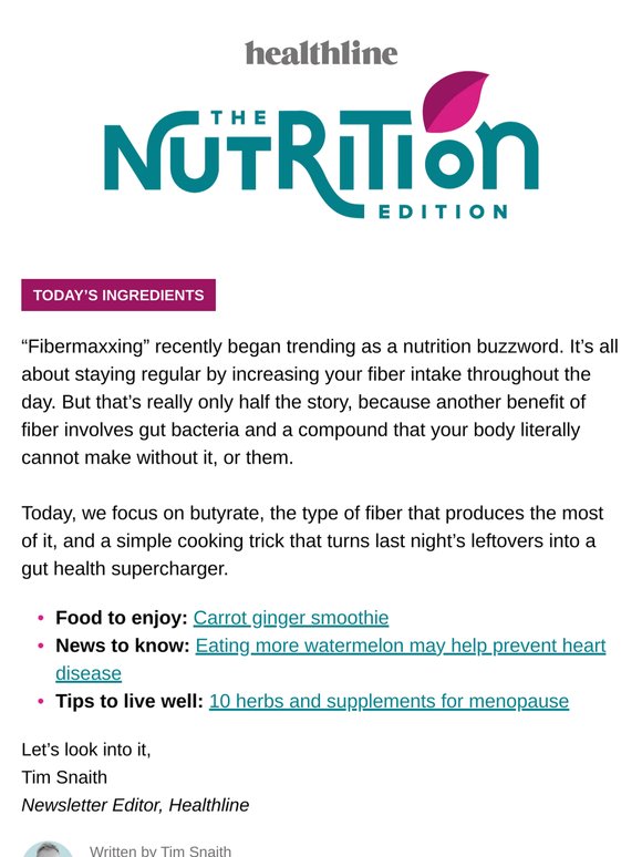 Fibermaxxing, butyrate, and your gut