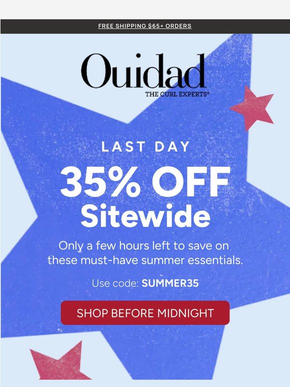 Last Day for 35% Off Summer Essentials