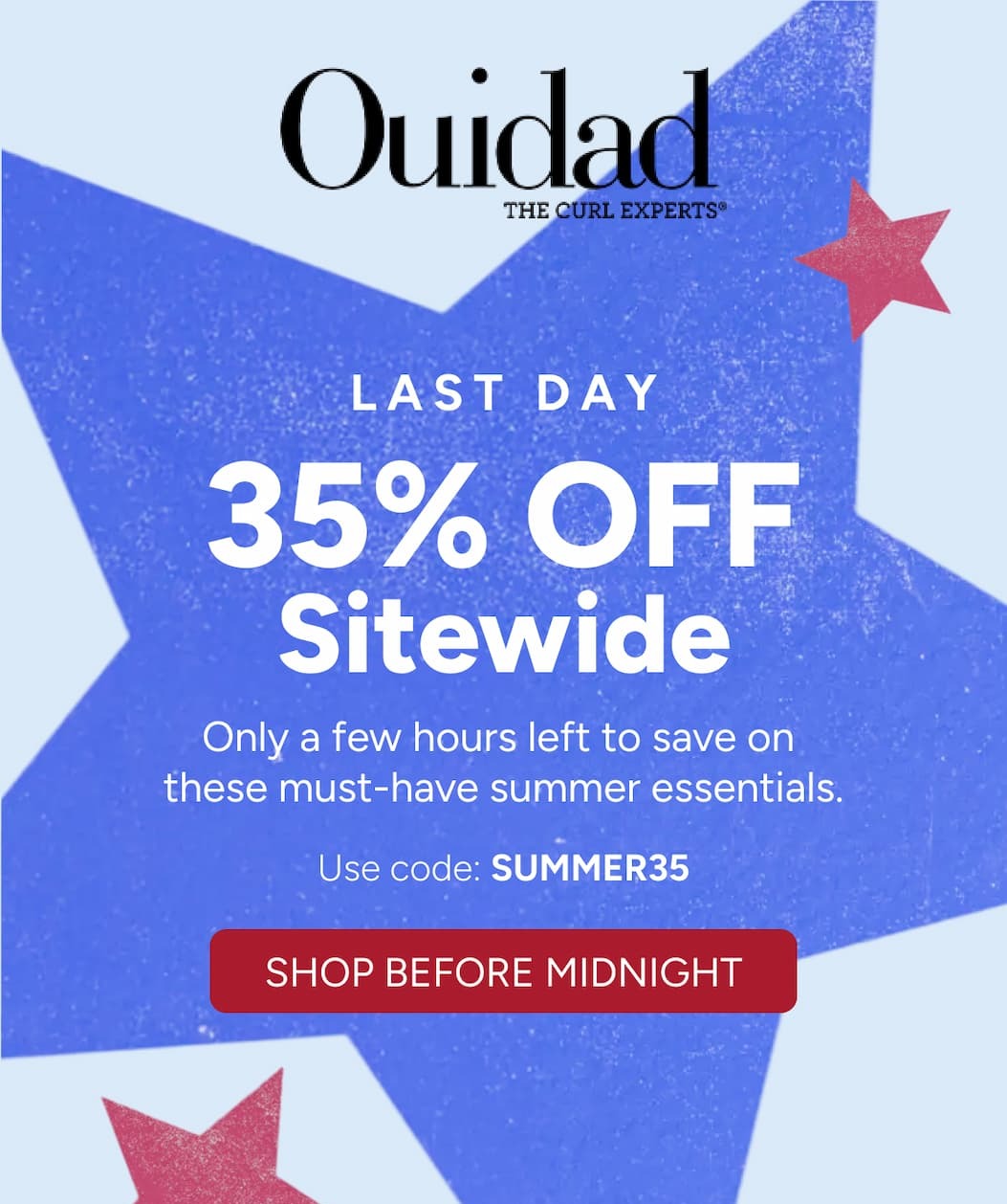 Last Day 35% Off Sitewide
