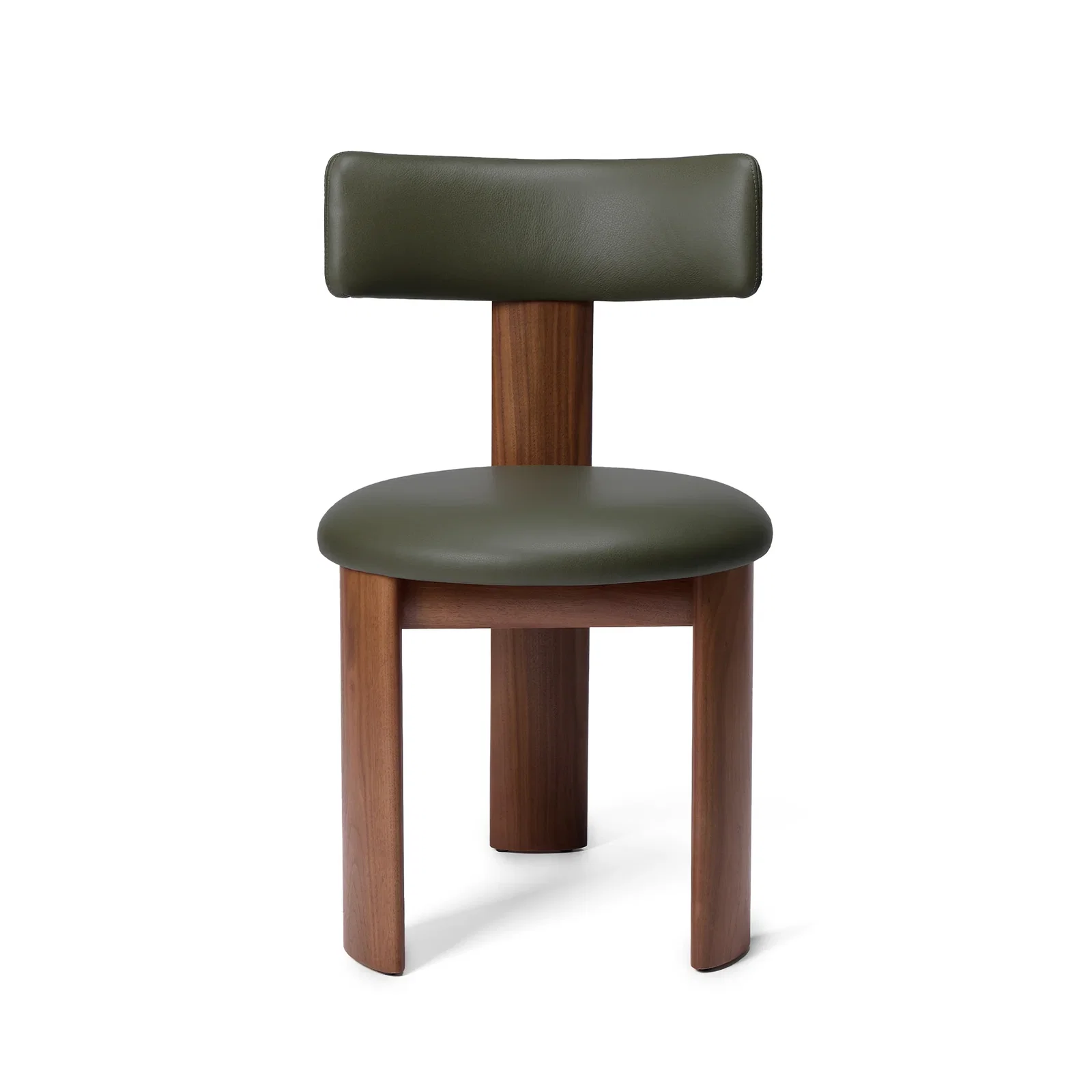 Image of Pip Dining Chair Walnut & Birch Leather