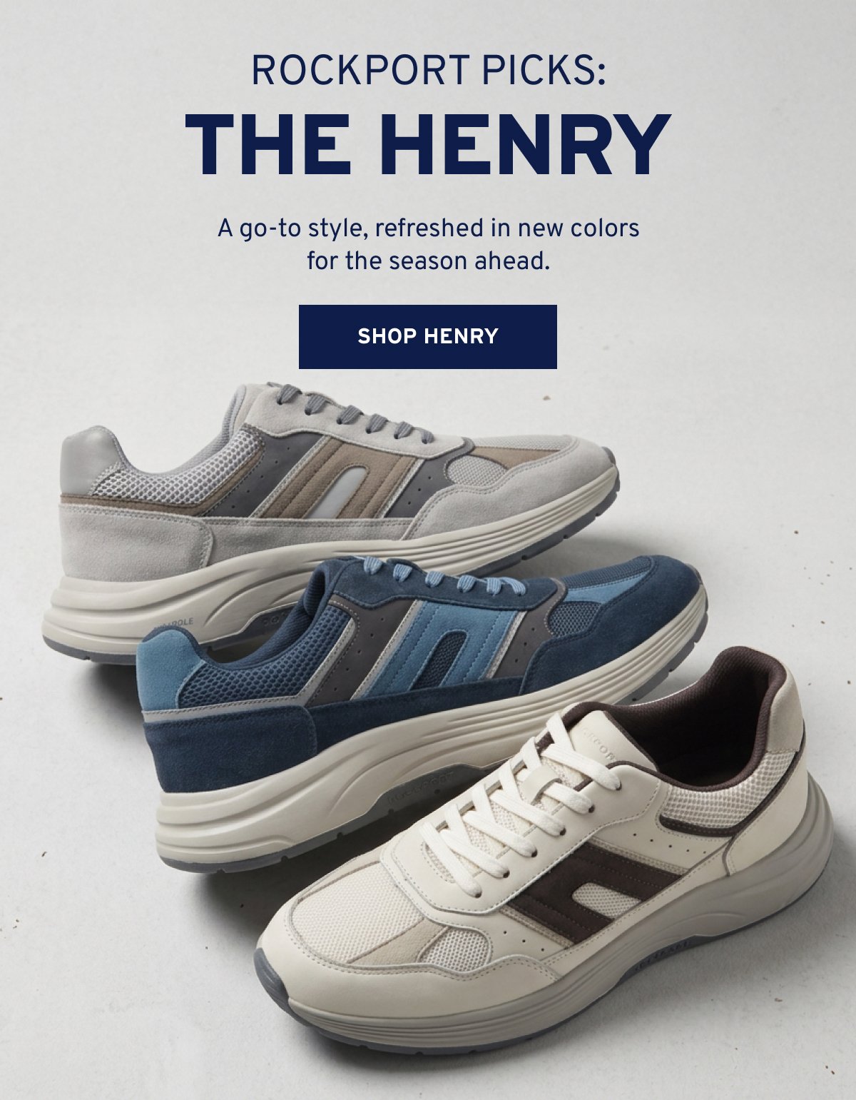 Rockport Picks: The Henry A go-to style, refreshed in new colors for the season ahead. Shop Henry