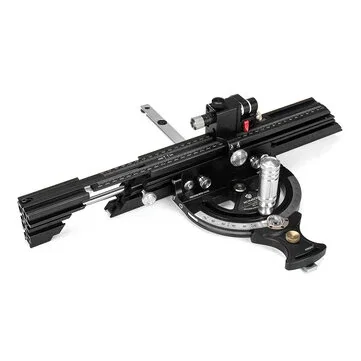 HONGDUI HD-MG21 Mitre Gauge Fence Fit For Most Bosch Festool Dewalt Small Table Saw 50 Degree Angle Fence Use for Small Table Saw
