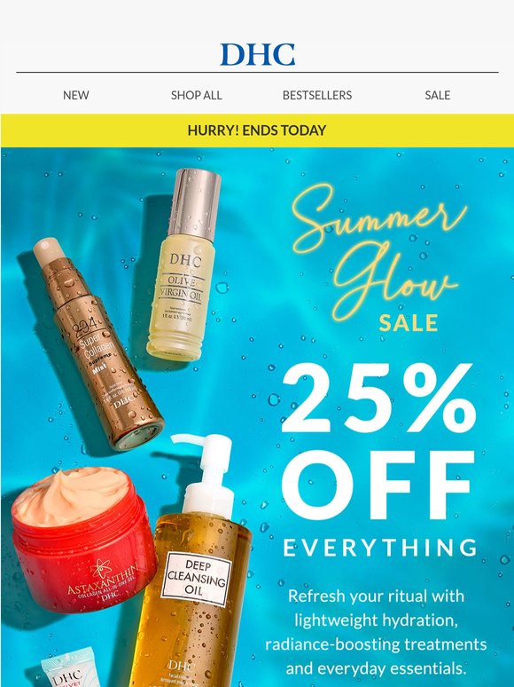 🔆 Final Hours! 🔆 25% off Summer Glow Ends TODAY