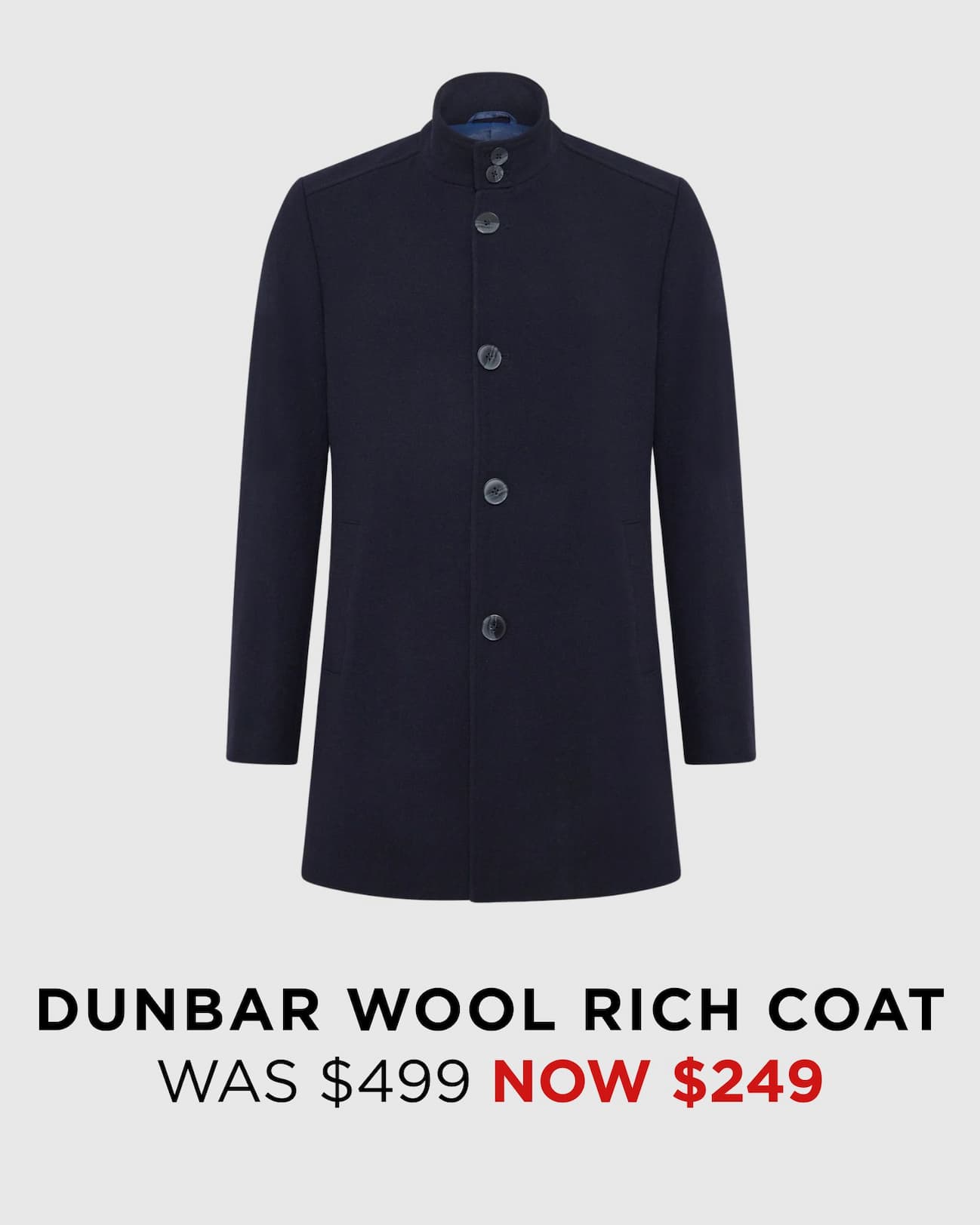 Dunbar Wool Rich Coat