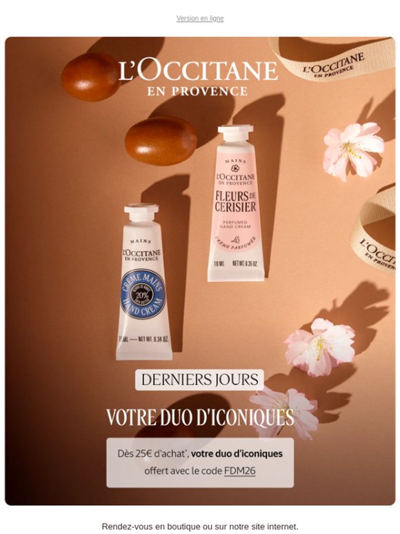 Dernière chance pour profiter de votre cadeau