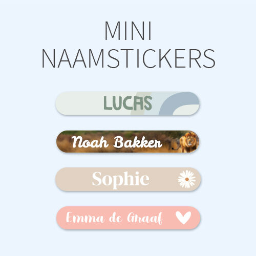 Mini Naamstickers