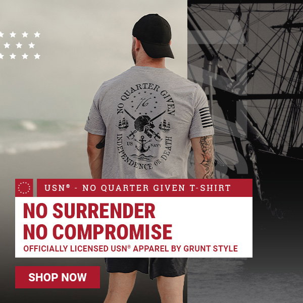 SHOP NO QUARTER GIVEN TEE