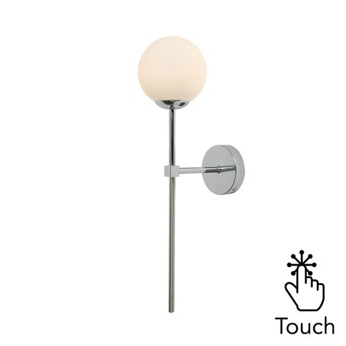 Suzie Rechargeable Wall Light, Chrome