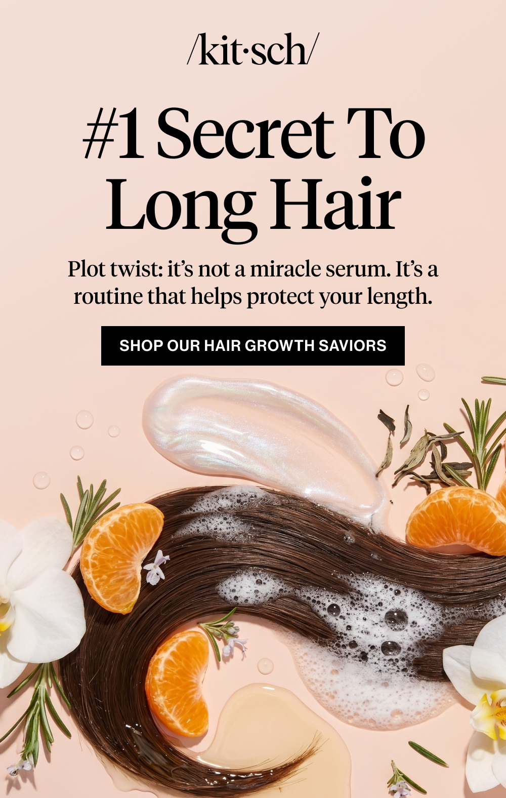 #1 Secret to Long Hair. Plot twist: is not a miracle serum. It’s a routine that helps protect your length. 