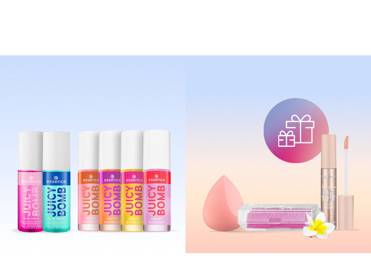 Upp till 2 gåvor när du handlar produkter från essence
