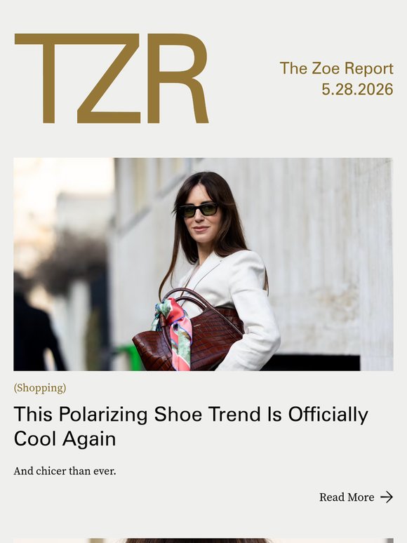 This Polarizing Shoe Trend Is Officially Cool Again