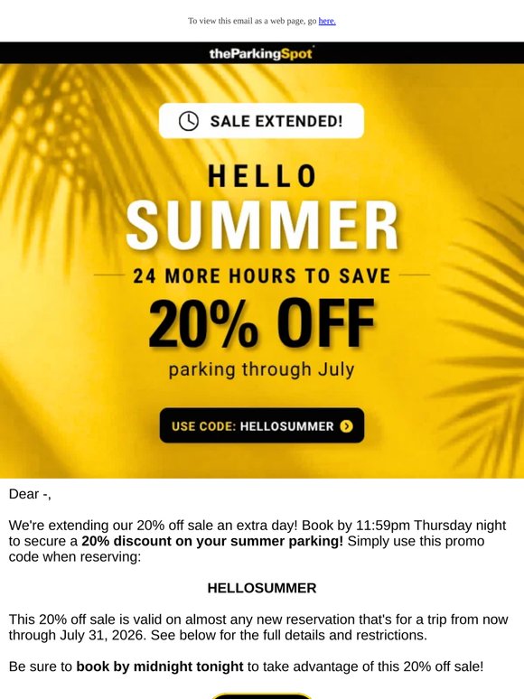 BONUS! 20% off FLASH SALE extended to 11:59pm! 🕰️