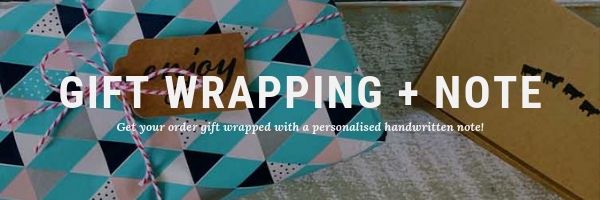 Get your all-natural handcrafted gift wrapped the old fashioned way at Four Cow Farm