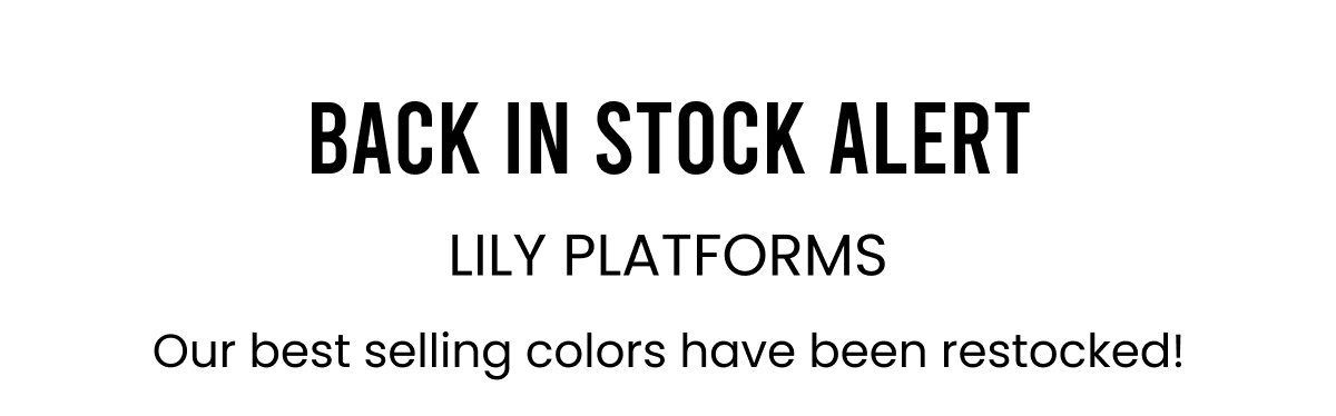 Lily Platforms