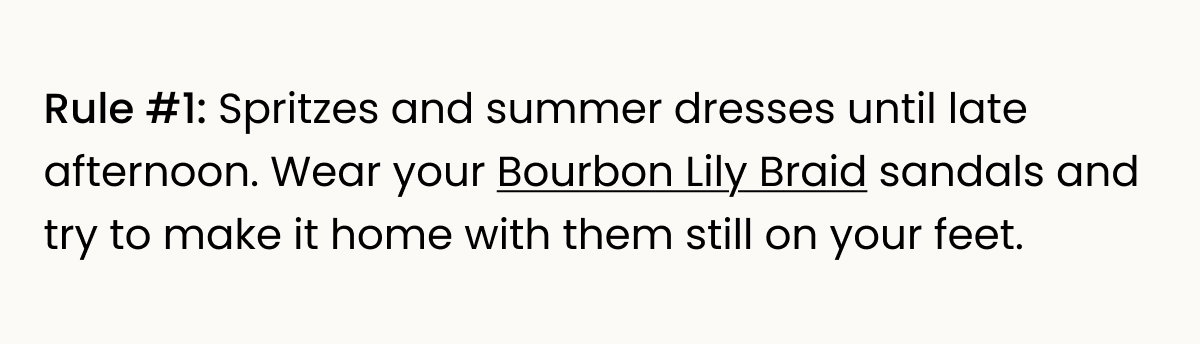 Lily Braids Bourbon