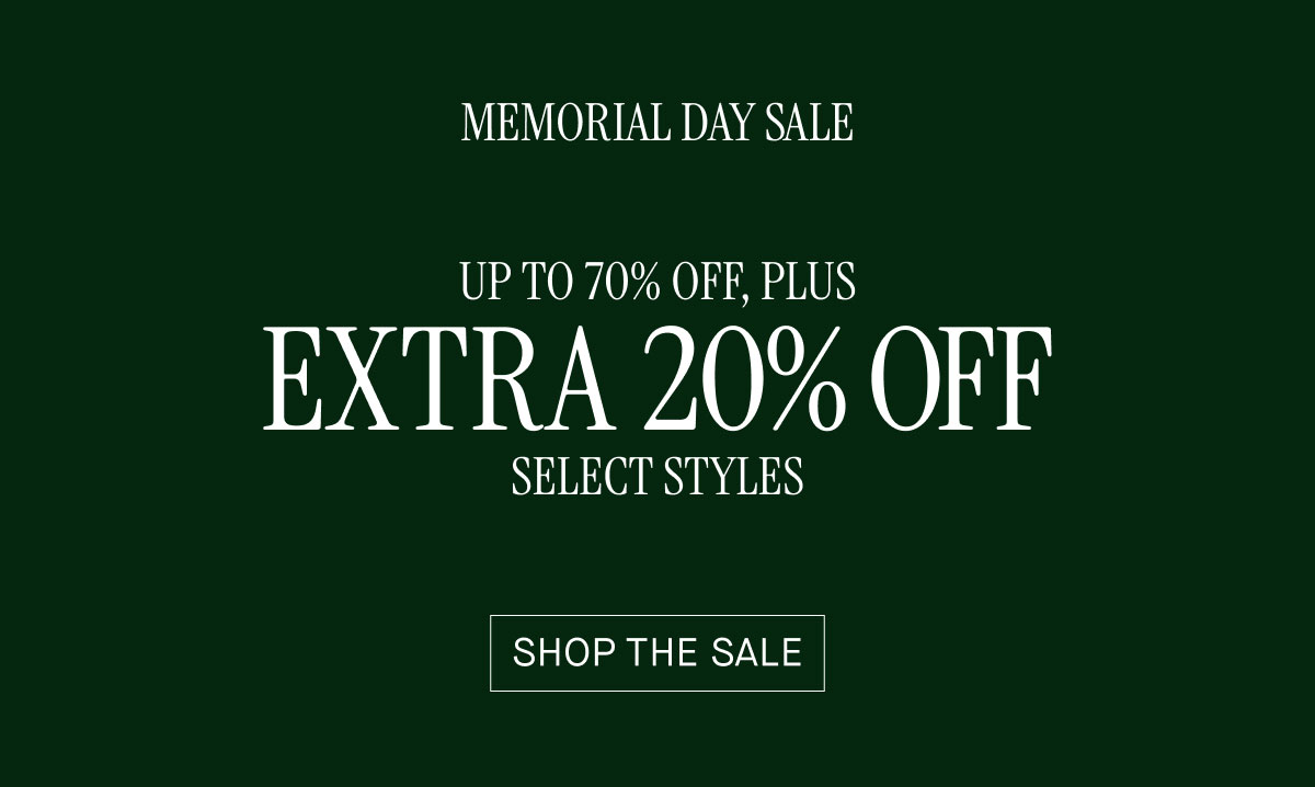 MEMORIAL DAY SALE
