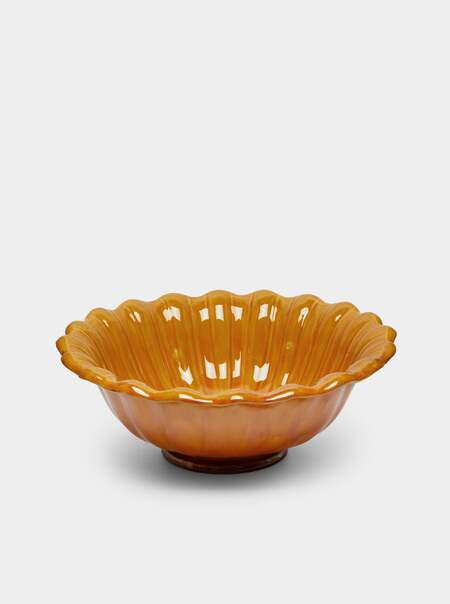 Slipware Serving Bowl