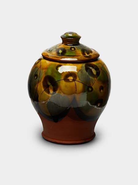 Slipware Lidded Jar