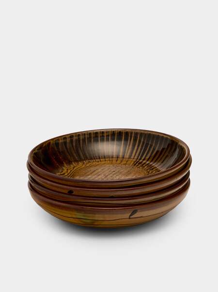 Slipware Pasta Bowls (Set of 4)