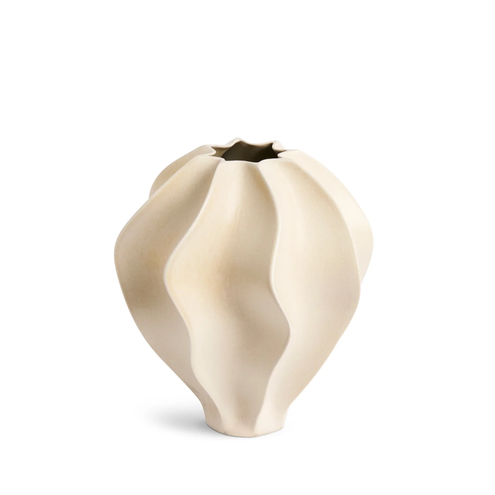 Image of Douro Vase - Oat - Medium