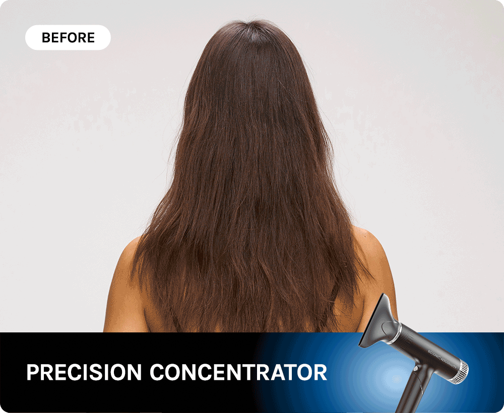 Portable, Packable, and Powerful: Ion-Powered for 40% less frizz, 30% lighter than standard dryer, Travel Flex Holdable Handle