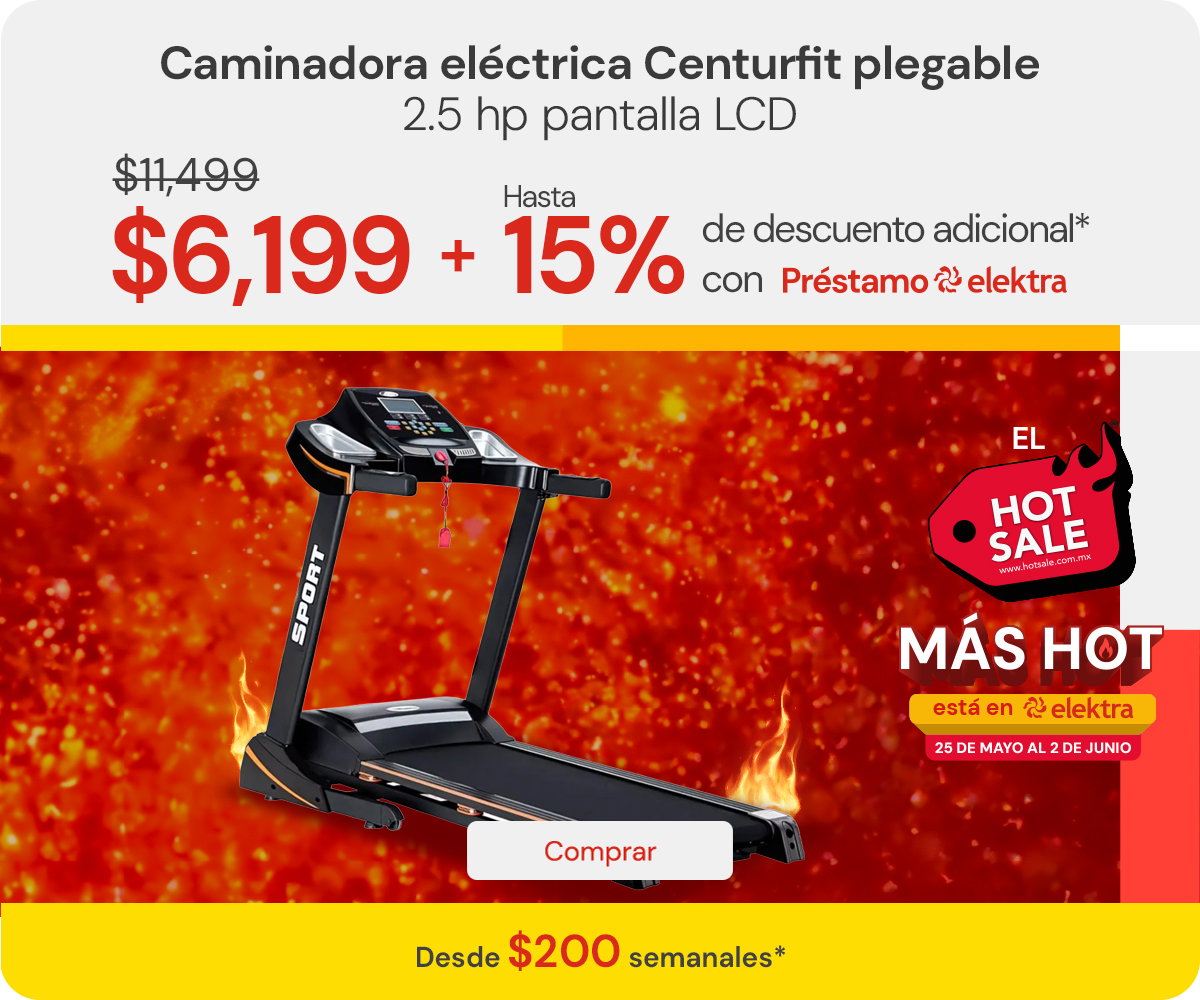 Caminadora Eléctrica Plegable