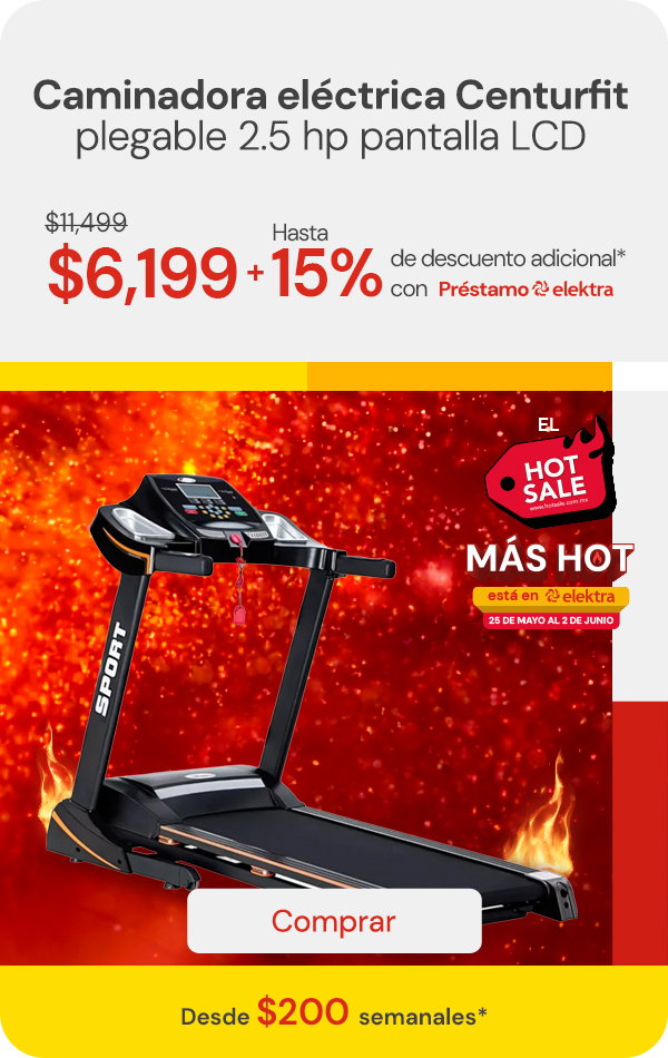Caminadora Eléctrica Plegable