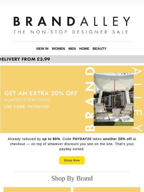 Your Payday Treat Is Still Live | Extra 20% Off