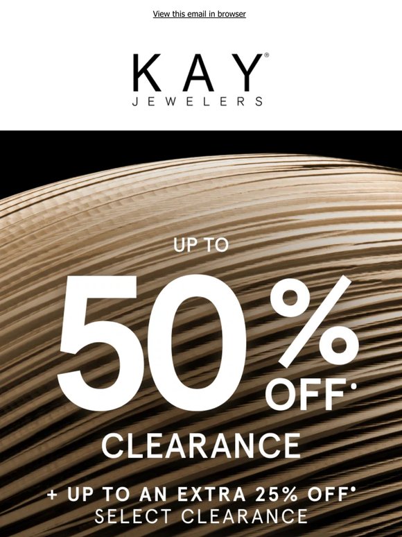 🤩 Enjoy Up to an EXTRA 25% OFF• Select Clearance