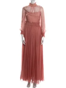 Silk Long Dress