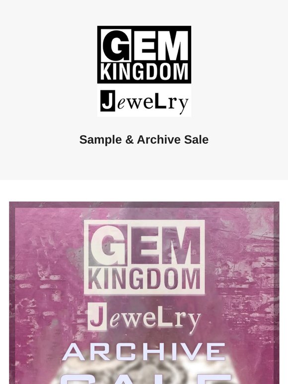 Sample & Archive sale REMINDER