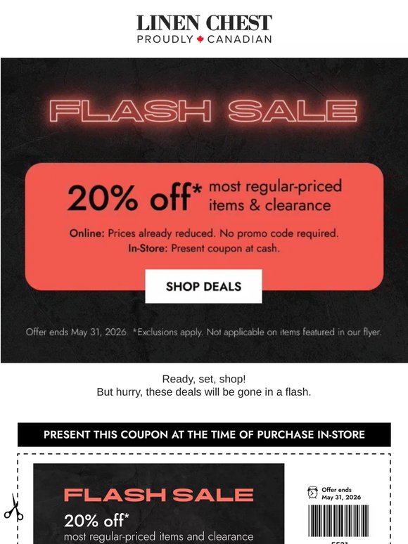 🚨Flash Sale Starts Now