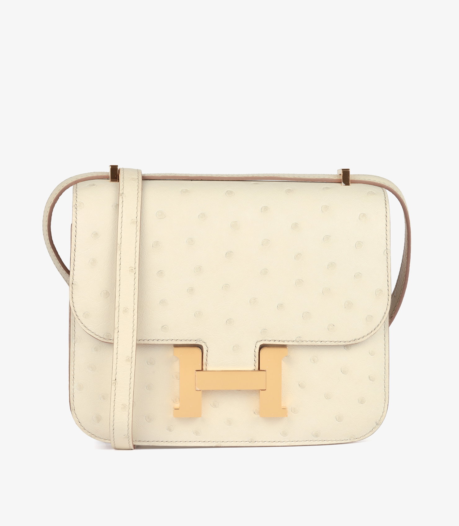 Nata Ostrich Leather Constance 18