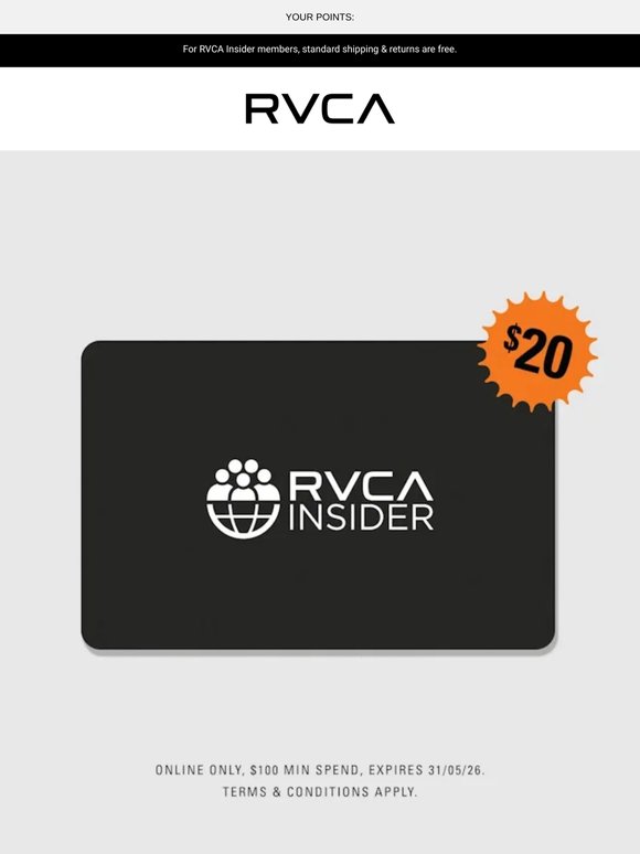 Sign Up & Save $20