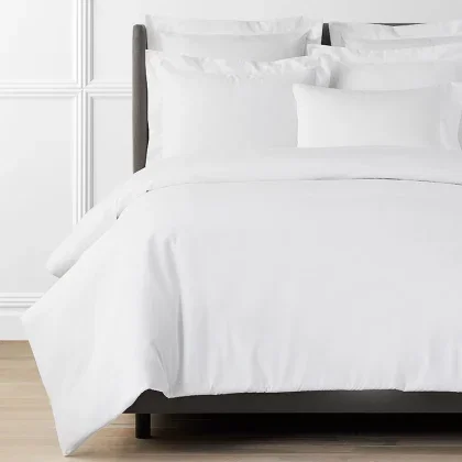 Image of Premium Smooth Supima® Cotton Wrinkle-Free Sateen Duvet Cover