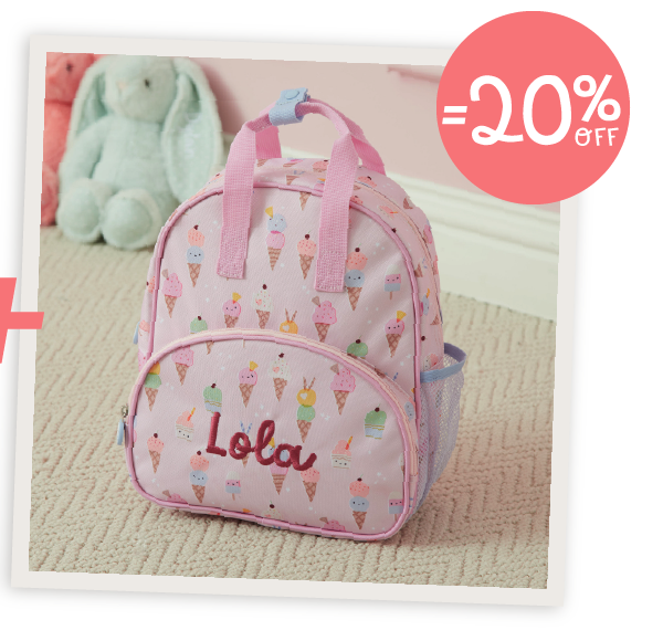 Personalised Summer Sorbet Medium Backpack
