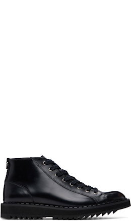 Black Ripple Monkey Boots - George Cox