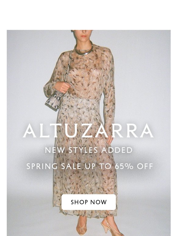 50% Off Spring Styles