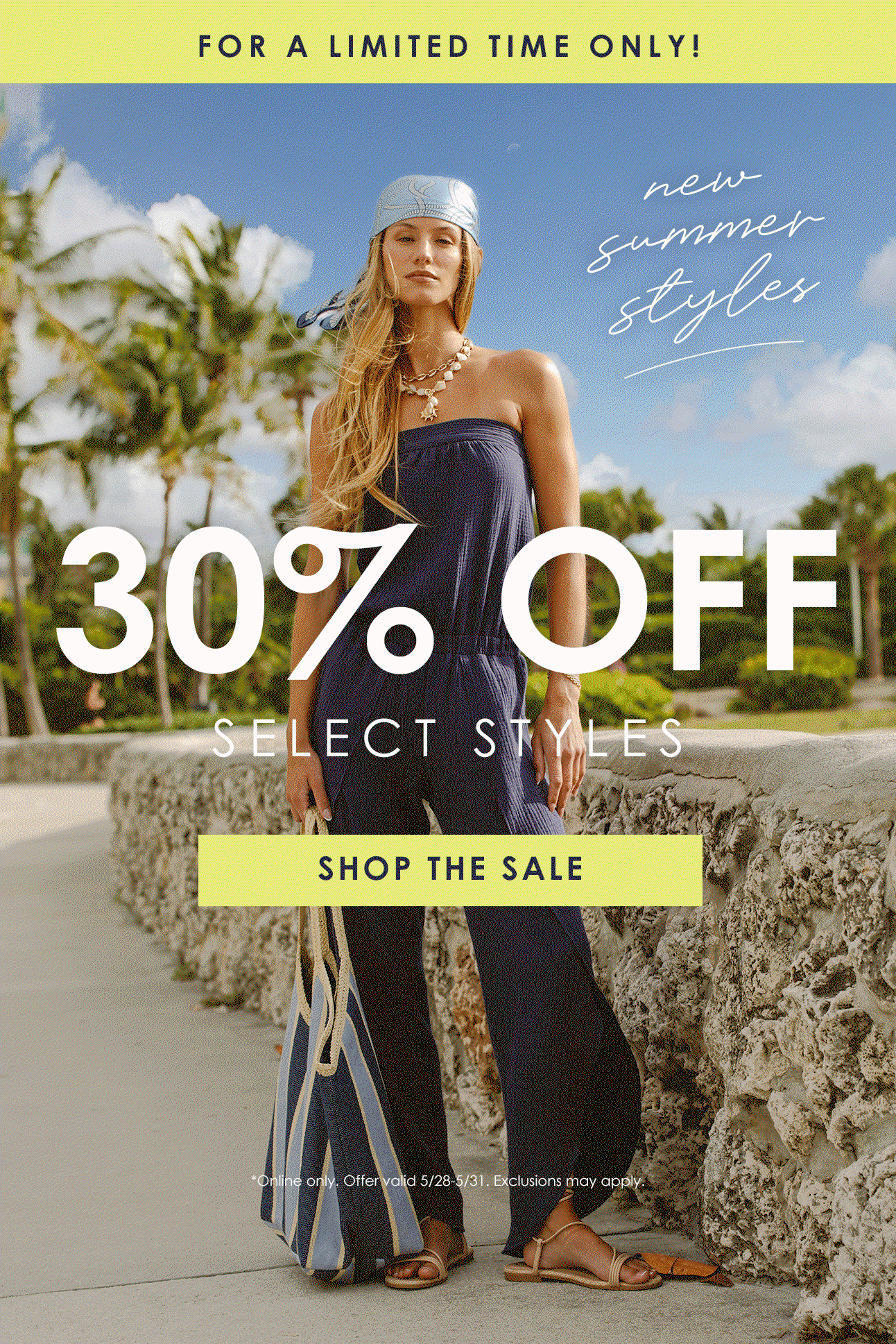 FOR A LIMITED TIME ONLY: 30% OFF SELECT STYLES *ONLINE ONLY