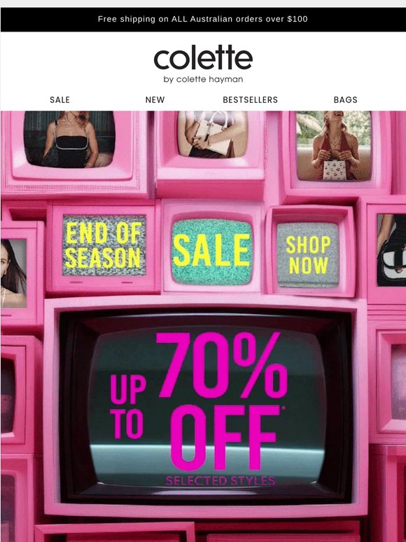 🛍️ Up to 70% off. Yes, really.