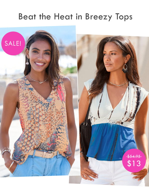 Beat the Heat in Breezy Tops